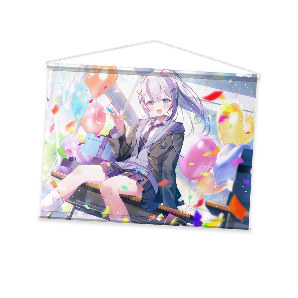 音ノ乃のの 1周年記念 タペストリー