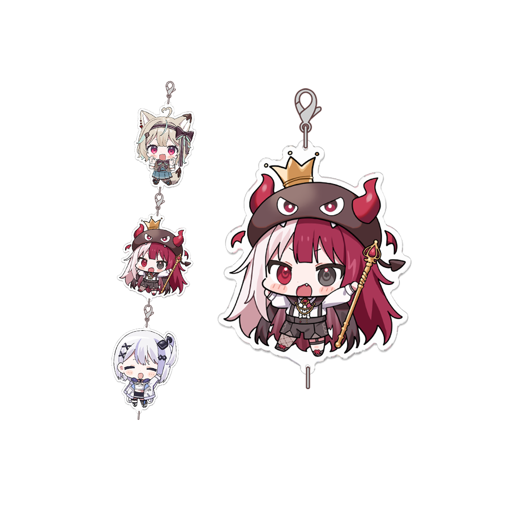 ミリプロ1周年記念 連結アクリルチャーム あくび・でもんすぺーど