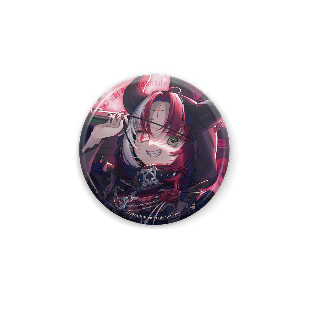 あくび・でもんすぺーど 1周年記念 缶バッジA