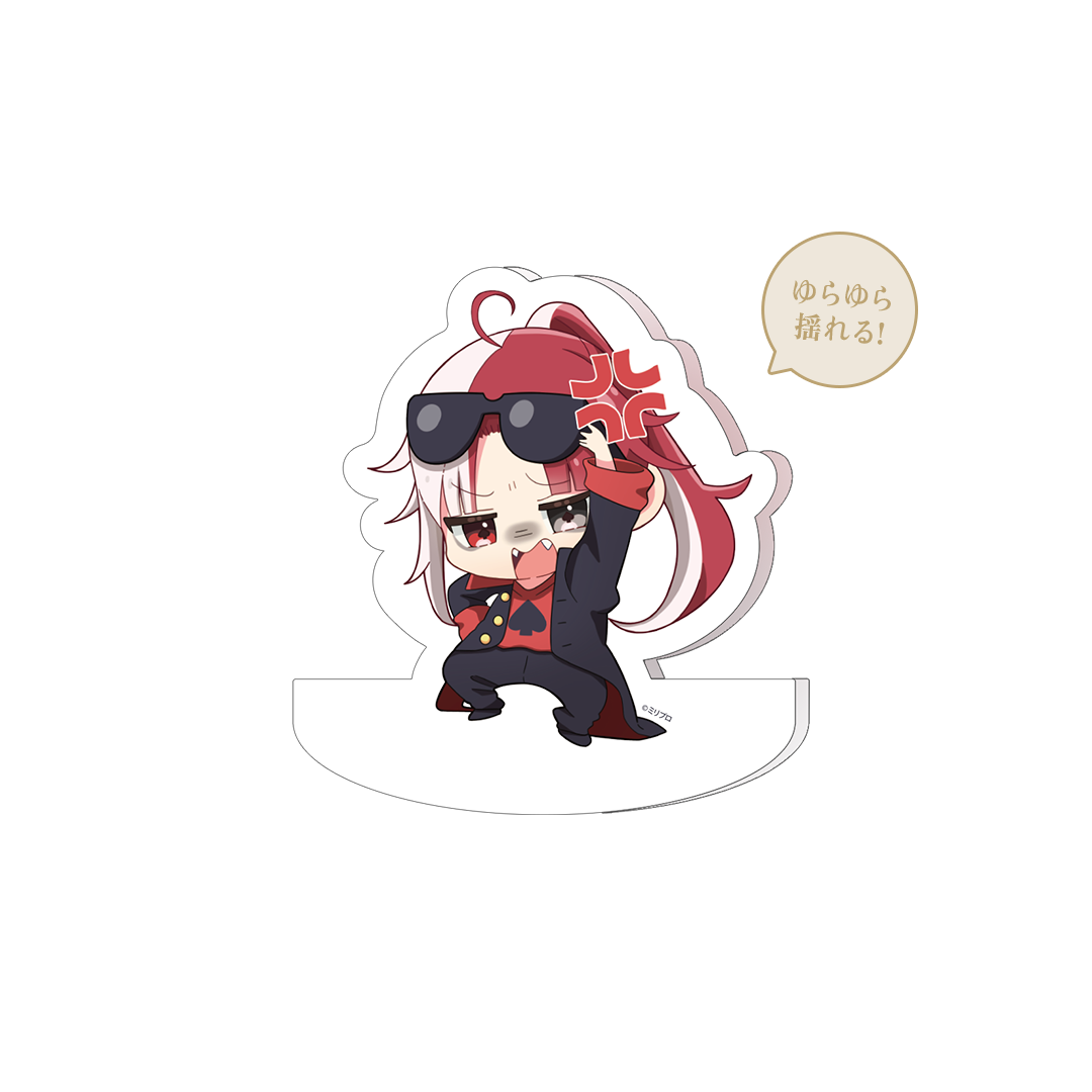 あくび・でもんすぺーど 2周年記念 オラオラアクリルブロック