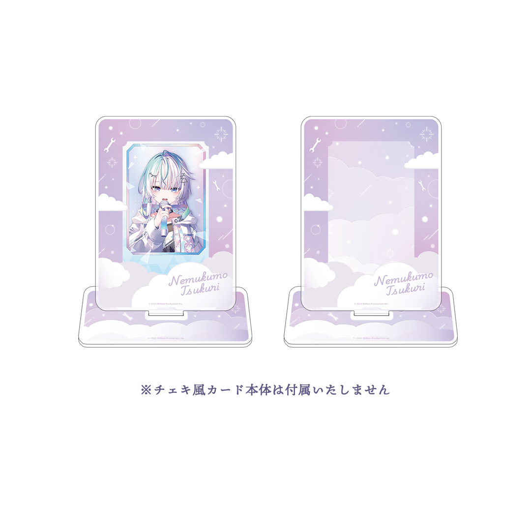 眠雲ツクリ 10万人記念 チェキ風カードスタンド – ミリプロ
