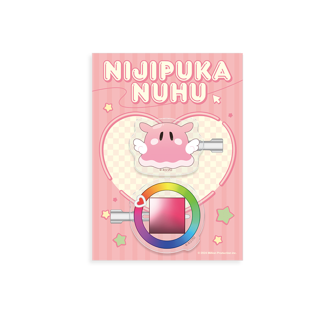 虹深°ぬふ デビュー記念 ヘアクリップ(2個入り)