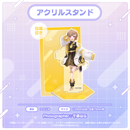 音ノ瀬らこ・ゆらぎゆら・虹深°ぬふ 3Dお披露目記念グッズ アクリルスタンド