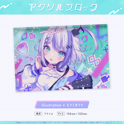 音ノ乃のの30万人記念 アクリルブロック – ミリプロオフィシャルショップ