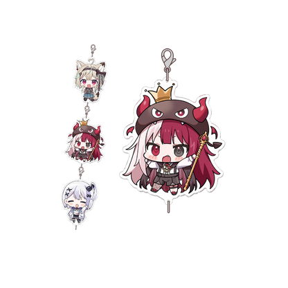 ミリプロ1周年記念 連結アクリルチャーム あくび・でもんすぺーど