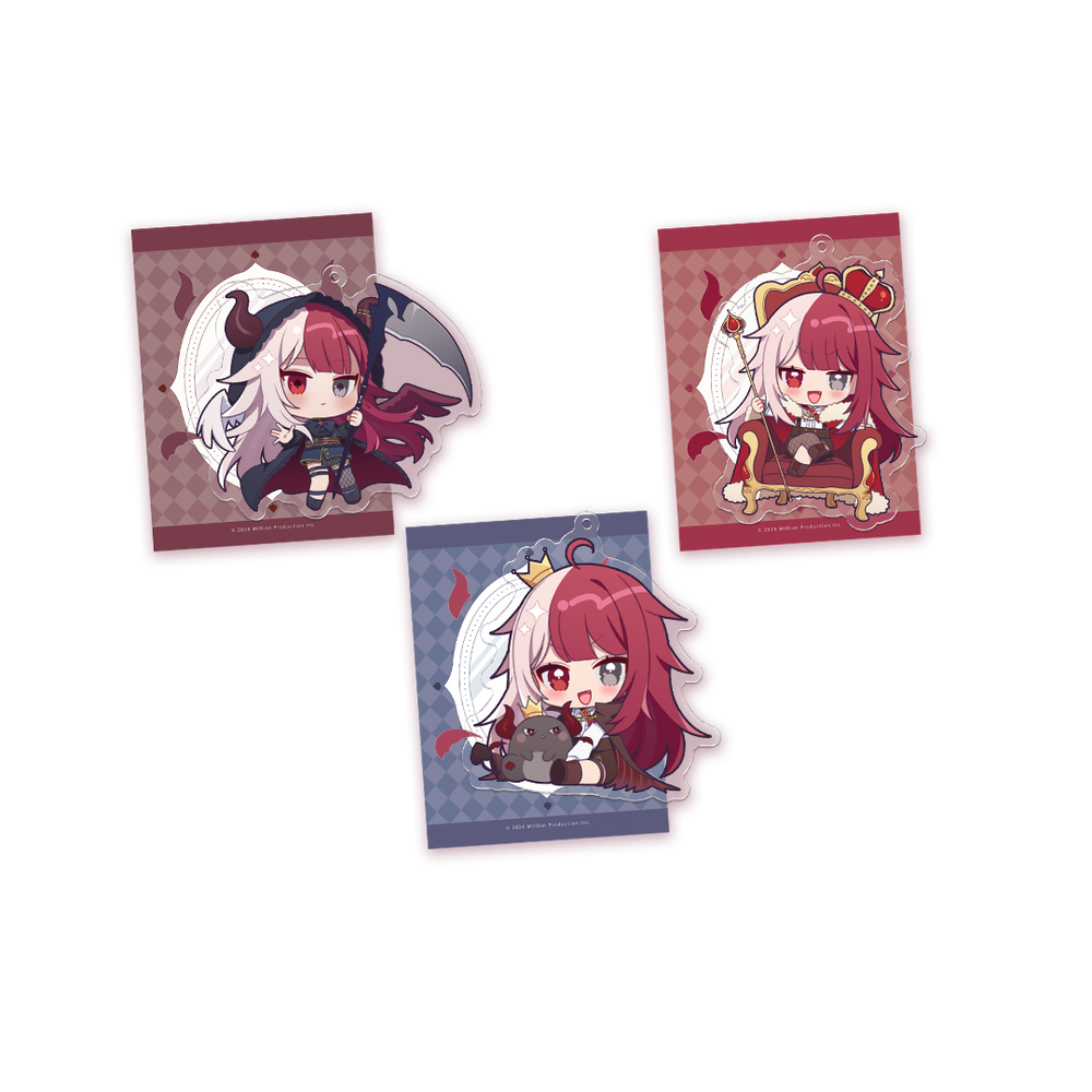 あくび・でもんすぺーど 誕生日記念 アクリルキーホルダー 全3種 あくび・でもんすぺーど 誕生日記念 アクリルキーホルダー 全3種