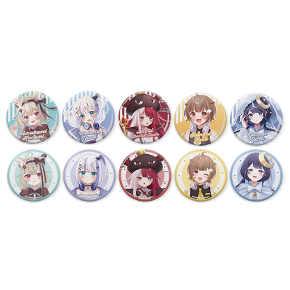 ミリプロオフィシャルグッズ トレーディング缶バッジ 全10種 コンプリートセット