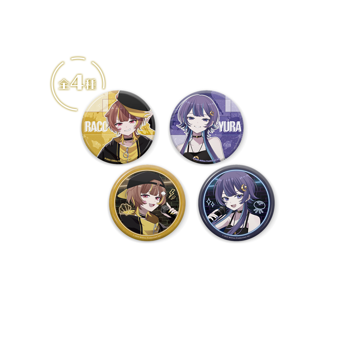 NOVA COOL BEAT COLLECTION ランダム缶バッジ 全4種