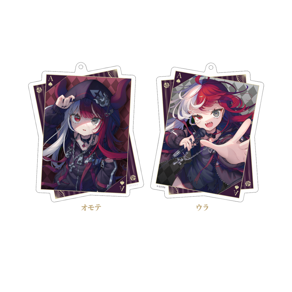 あくび・でもんすぺーど 2周年記念 両面アクリルキーホルダー