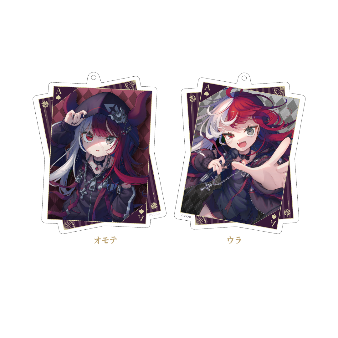 あくび・でもんすぺーど 2周年記念 両面アクリルキーホルダー