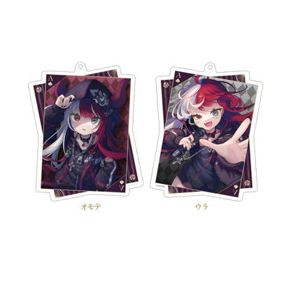 あくび・でもんすぺーど 2周年記念 両面アクリルキーホルダー