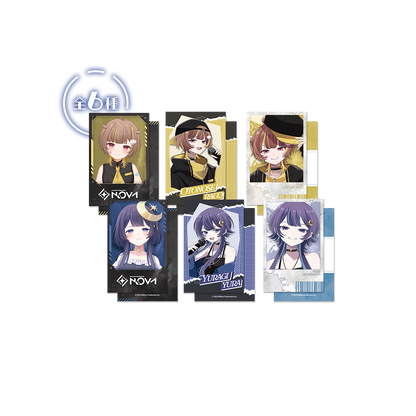 NOVA COOL BEAT COLLECTION ランダムチェキ風カード 全6種