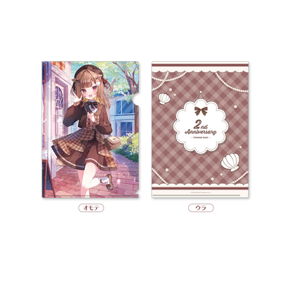 音ノ瀬らこ 2周年記念グッズ クリアファイル