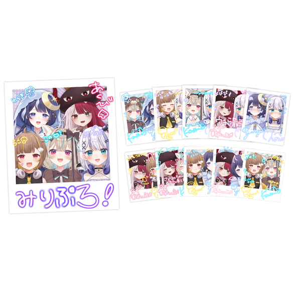 ミリプロオフィシャルグッズ ランダムチェキ風カード 全11種 ミリプロオフィシャルグッズ ランダムチェキ風カード 全11種