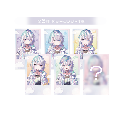 眠雲ツクリ デビュー記念 ランダムチェキ風カード 全6種