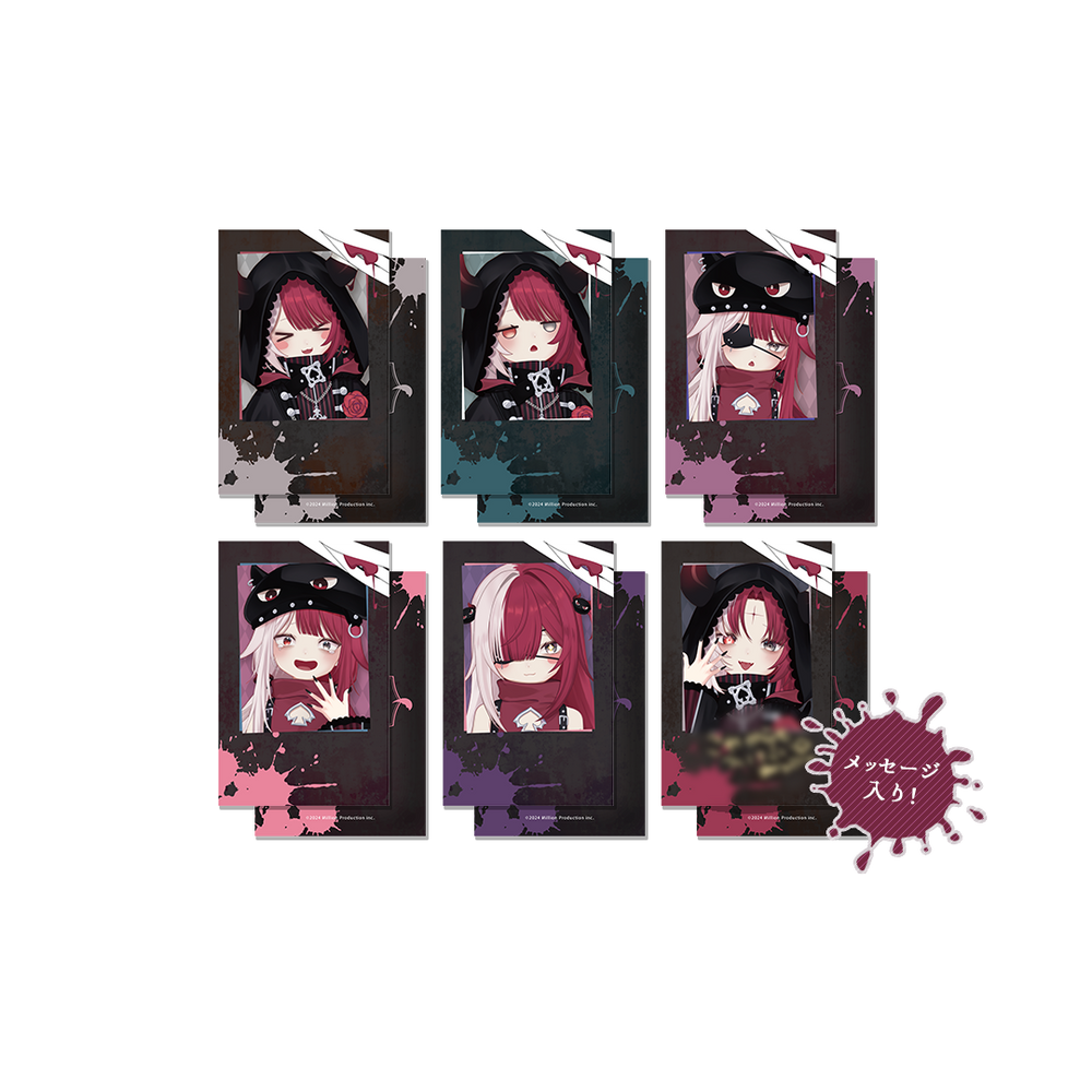 あくび・でもんすぺーど 1周年記念 ランダム チェキ風カード 全6 あくび・でもんすぺーど 1周年記念 ランダム チェキ風カード 全6