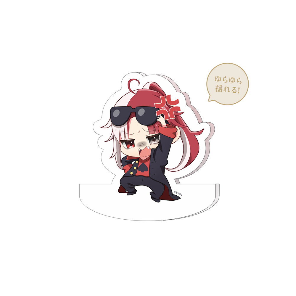 あくび・でもんすぺーど 2周年記念 オラオラアクリルブロック (ヤンキーver.)