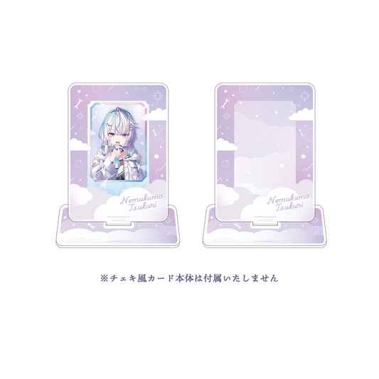 眠雲ツクリ 10万人記念 チェキ風カードスタンド