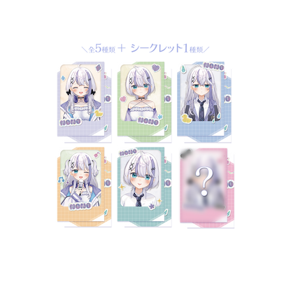 音ノ乃のの 誕生日記念 ランダムチェキ風カード 全6種 2025 – ミリプロ