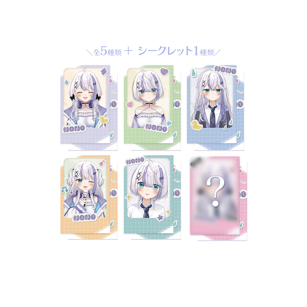 音ノ乃のの 誕生日記念 ランダムチェキ風カード 全6種 2025