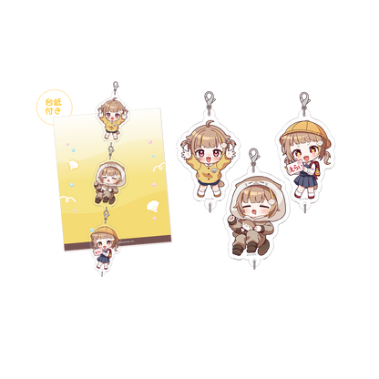 音ノ瀬らこ 誕生日記念グッズ2026 つながる3連アクリルチャーム
