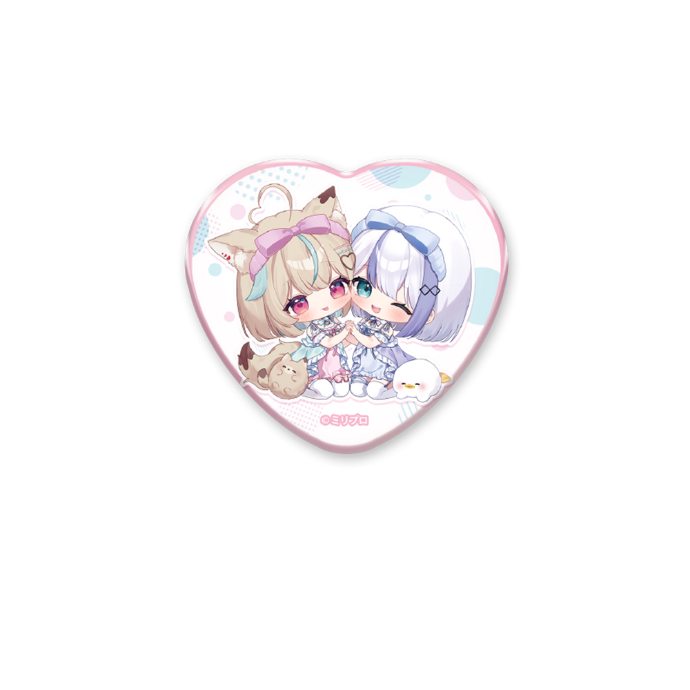 ふわふわおとまりコレクション 缶バッジB 2025