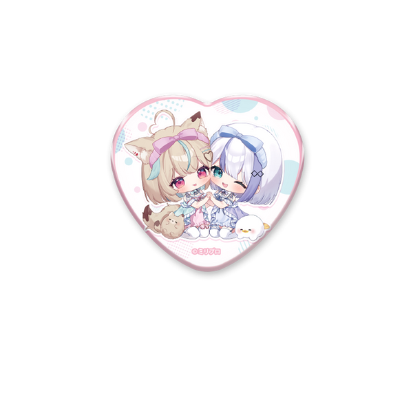 ふわふわおとまりコレクション 缶バッジB 2025