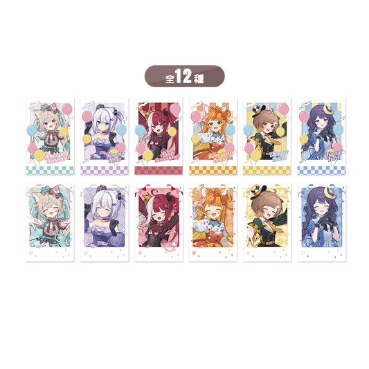 ミリプロ サーカスコレクション ランダム チェキ風カード 全12種 2025