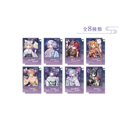 ミリプロ 花火大会コレクション ランダム チェキ風カード 全8種 2025