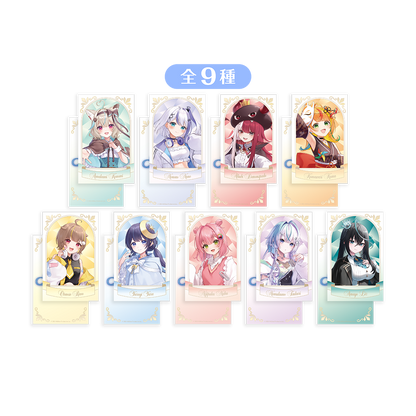 ミリプロ 3周年記念グッズ ランダムチェキ風カード