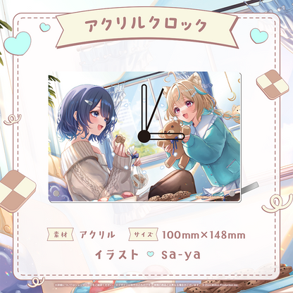 ミリプロ ホワイトデーコレクション 2026 アクリルクロック