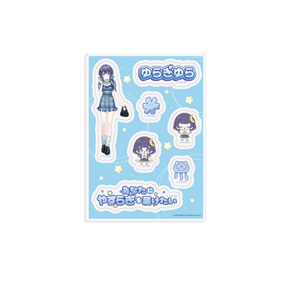 ゆらぎゆら 2周年記念グッズ アクリルパーツ