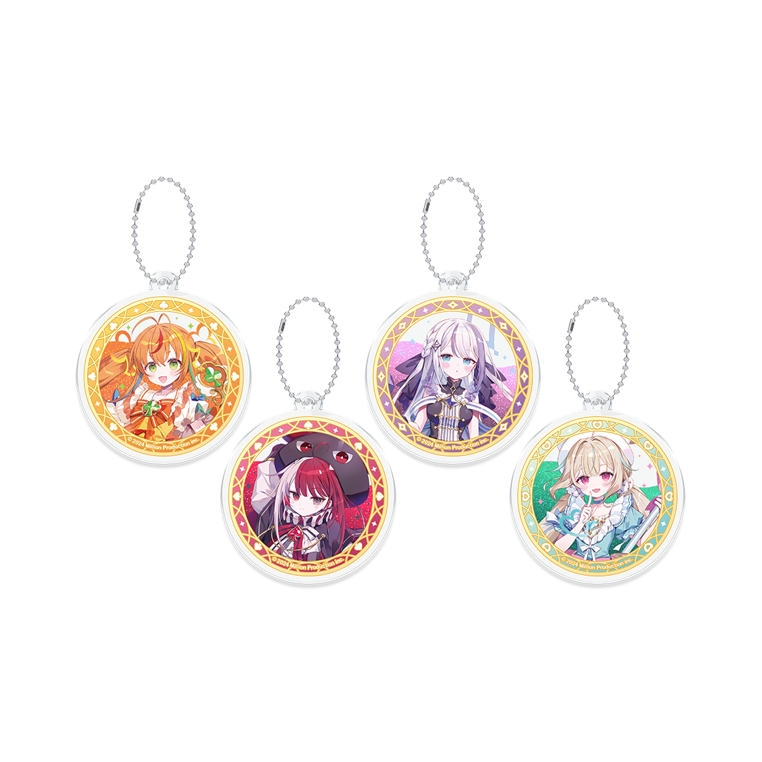 ミリプロ 魔法少女コレクション 2026 グリッターオイル入りアクリルキーホルダー