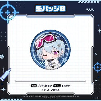 夕霧レイ デビュー記念 缶バッジ B