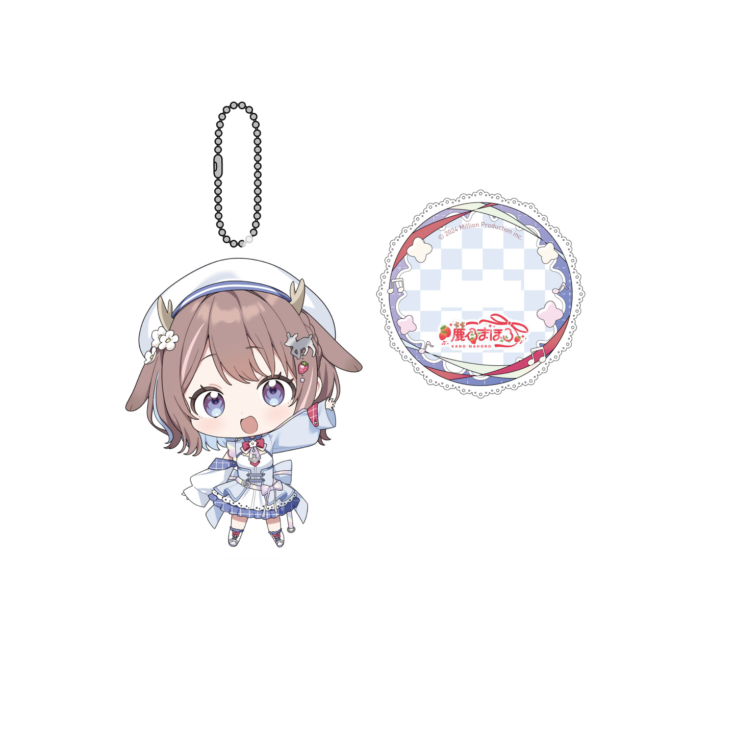 鹿乃まほろ加入記念グッズ アクリルスタンドキーホルダー