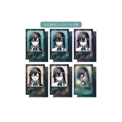 雨夜リズ デビュー記念 ランダムチェキ風カード 全6種