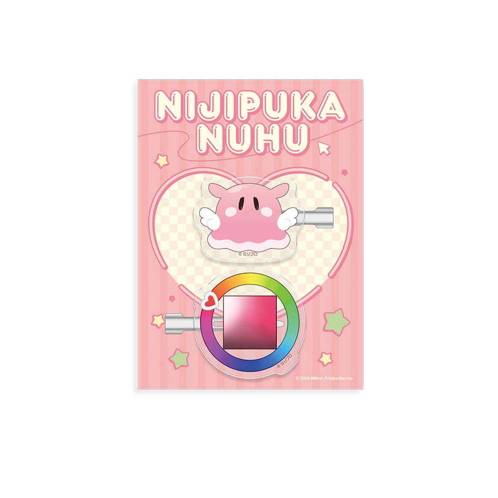 虹深°ぬふ デビュー記念 ヘアクリップ（2個入り）